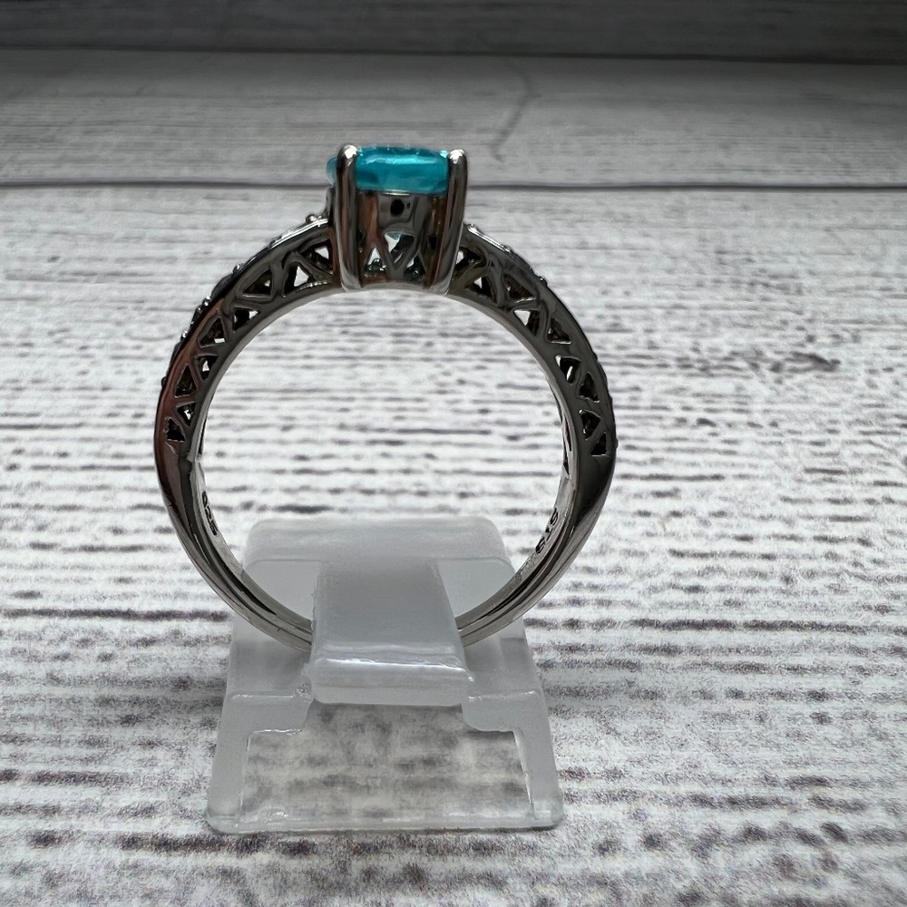 PARAIBA APATITE RING (073) - Picture 4 of 6